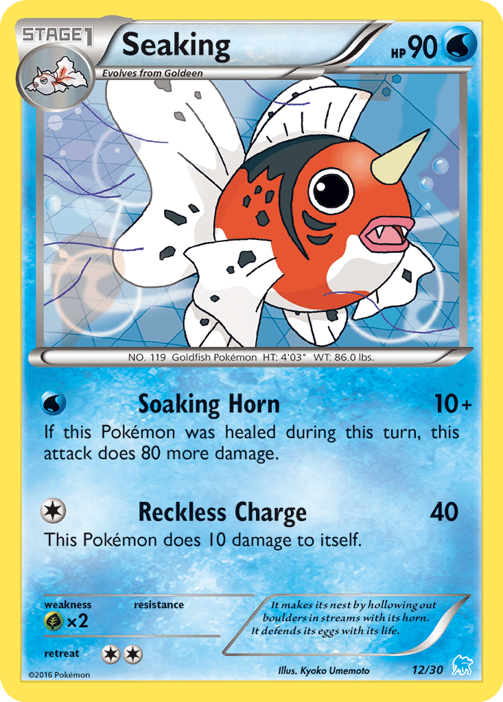 Seaking card