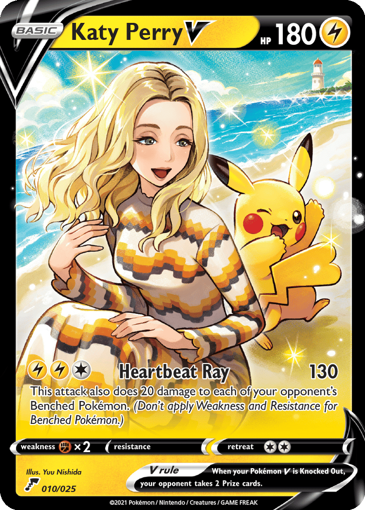 Katy Perry V card