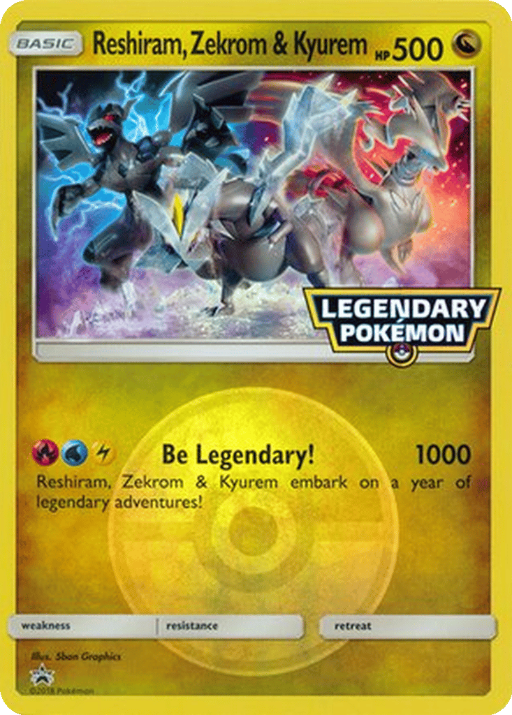 Reshiram, Zekrom & Kyurem card