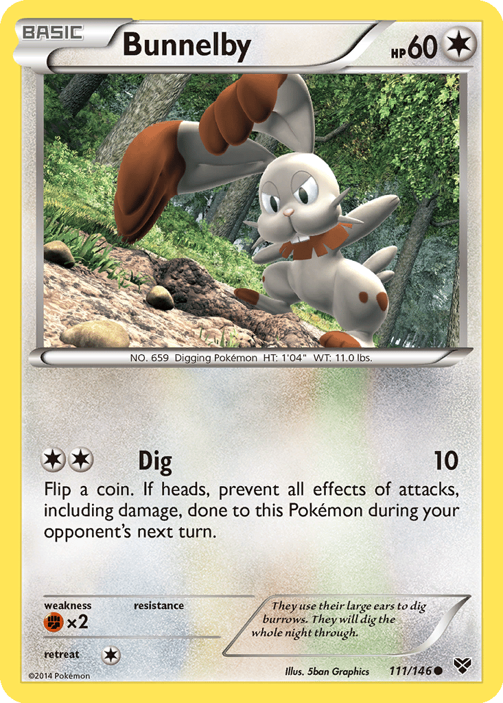 Bunnelby card
