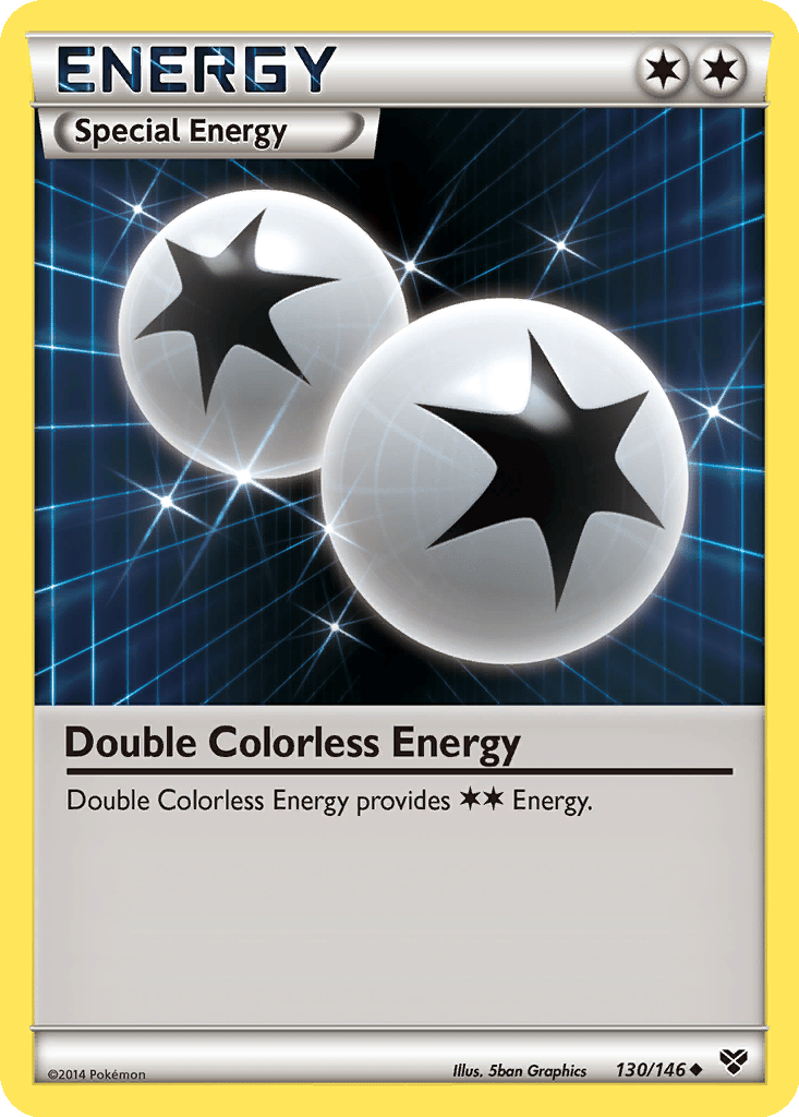 Double Colorless Energy card