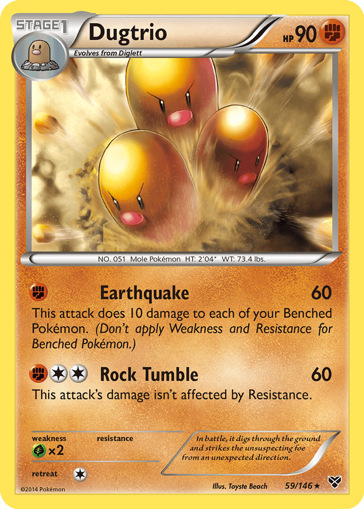 Dugtrio card