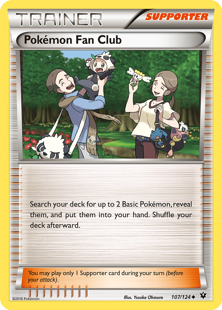 Pokémon Fan Club card