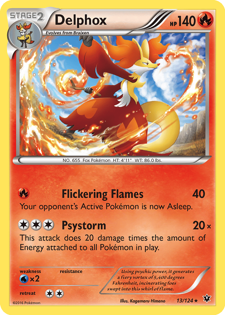 Delphox card