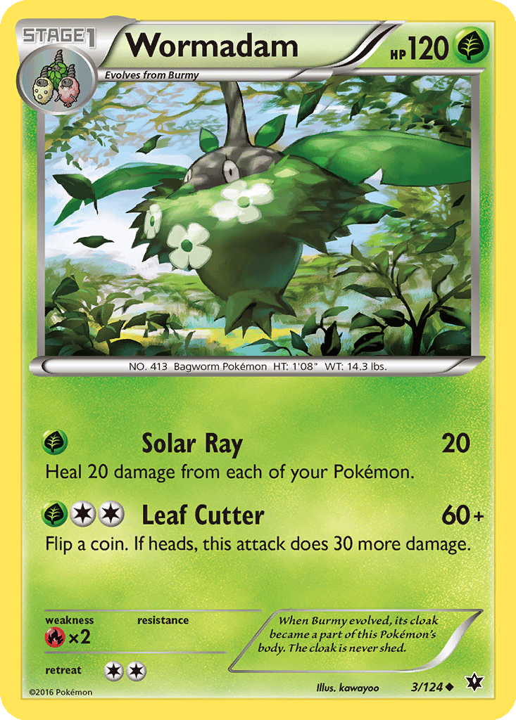 Wormadam (Plant Cloak) card