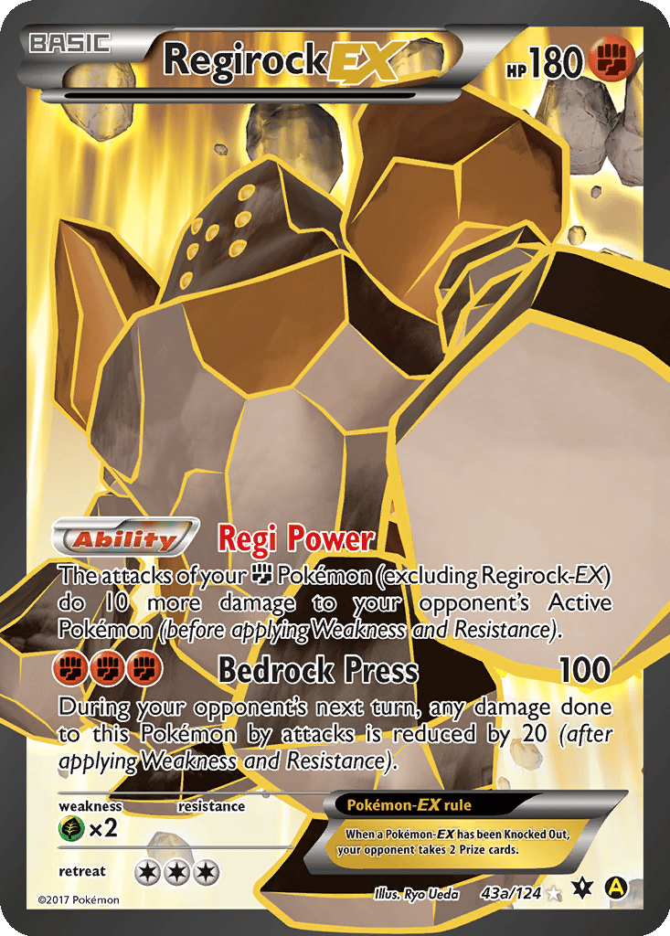 Regirock EX card