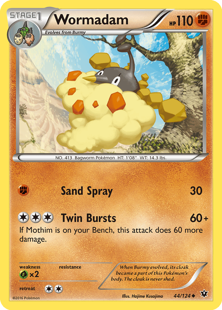 Wormadam (Sandy Cloak) card