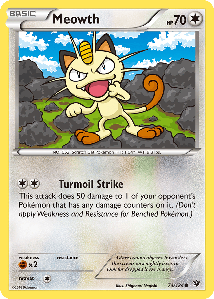 Meowth card