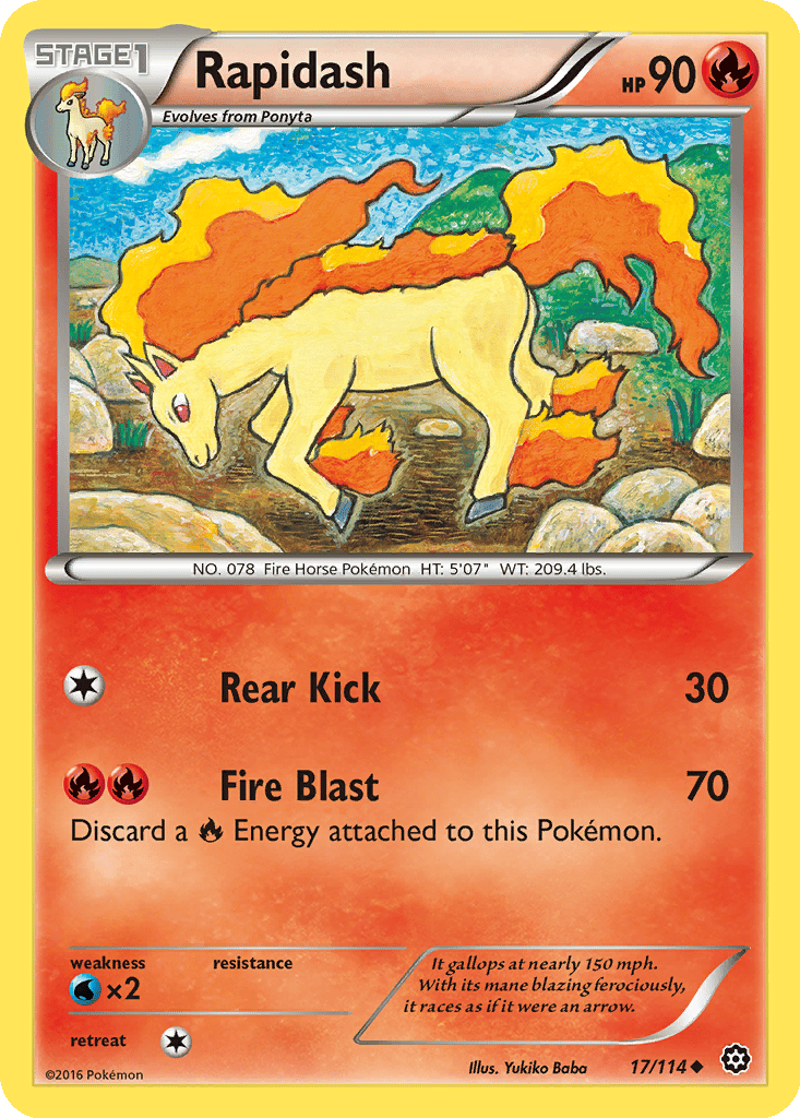 Rapidash card