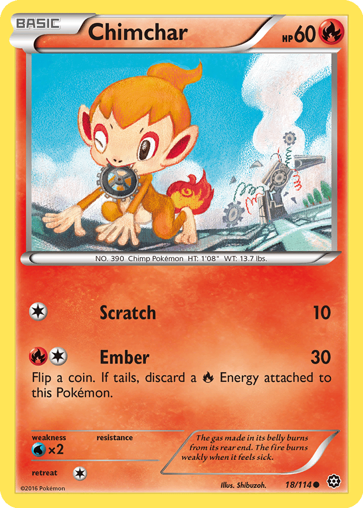Chimchar card