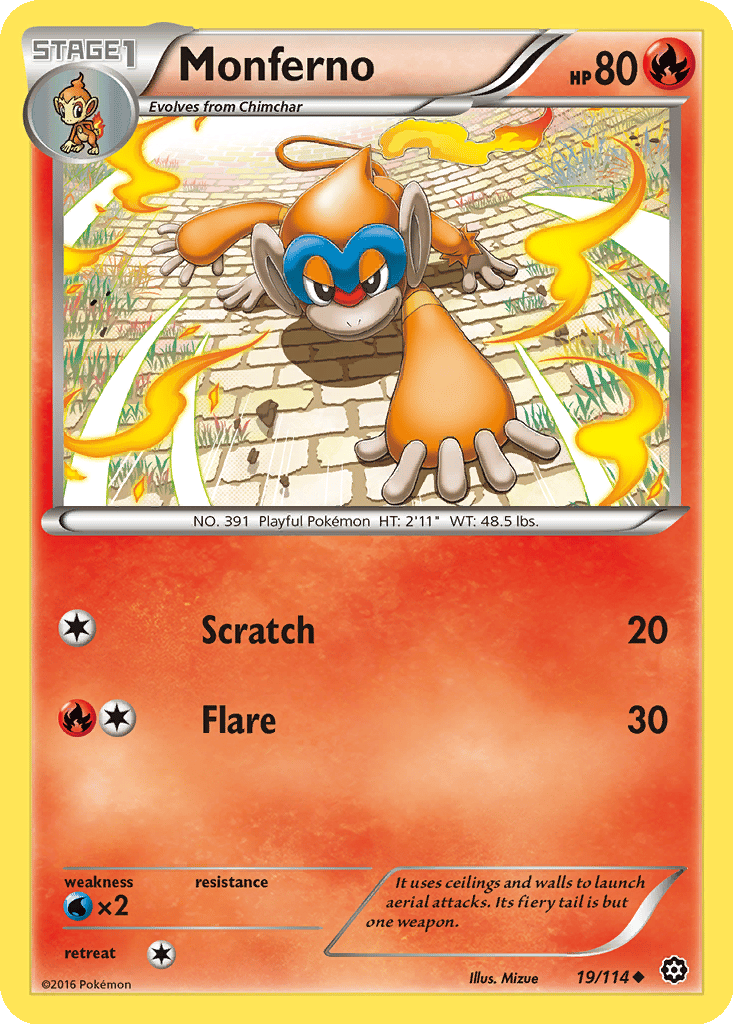 Monferno card