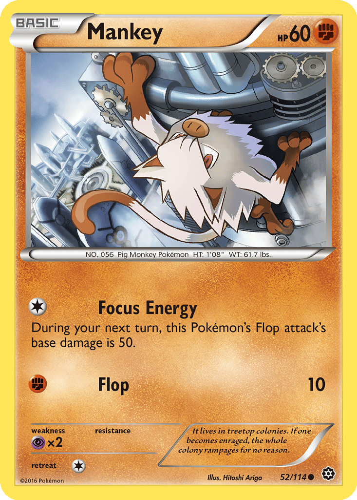 Mankey card