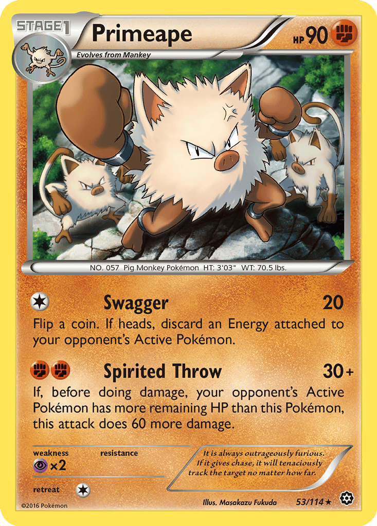 Primeape card