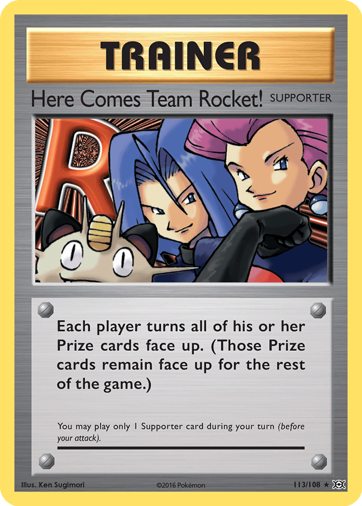 Here Comes Team Rocket! card