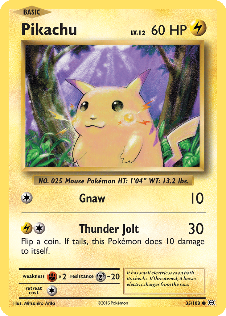 Pikachu card