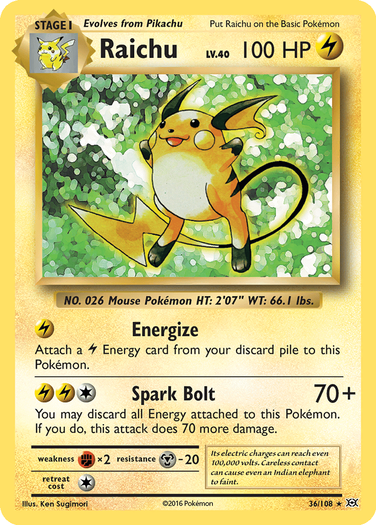 Raichu card