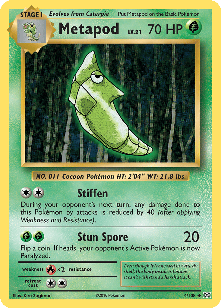 Metapod card