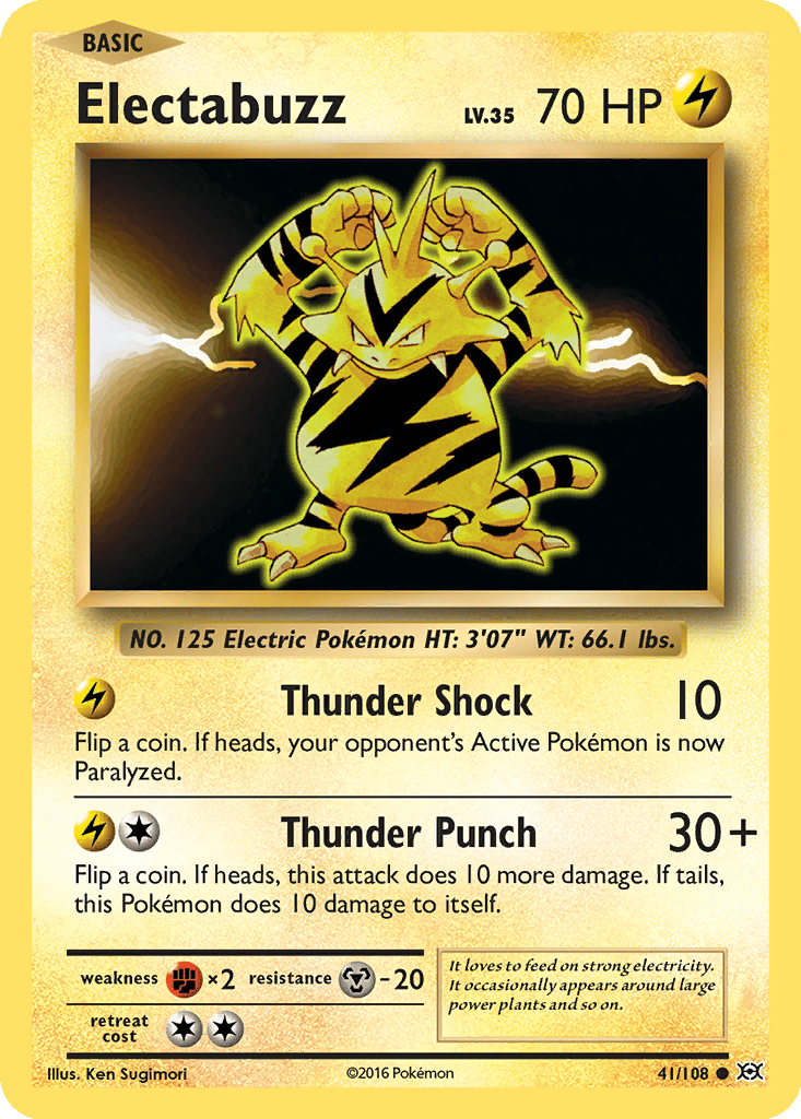 Electabuzz card