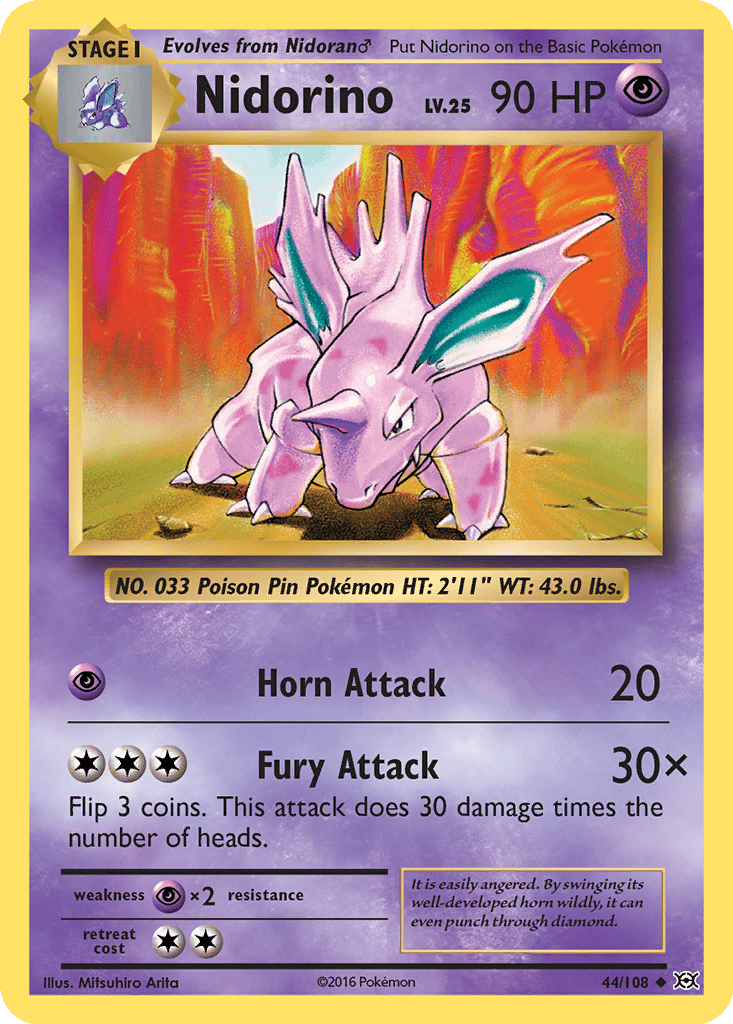 Nidorino card