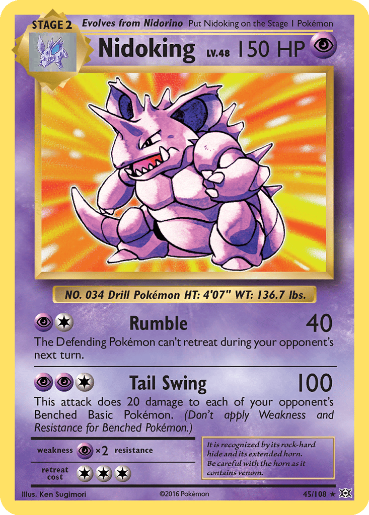 Nidoking card