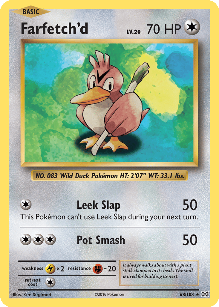 Farfetch'd card