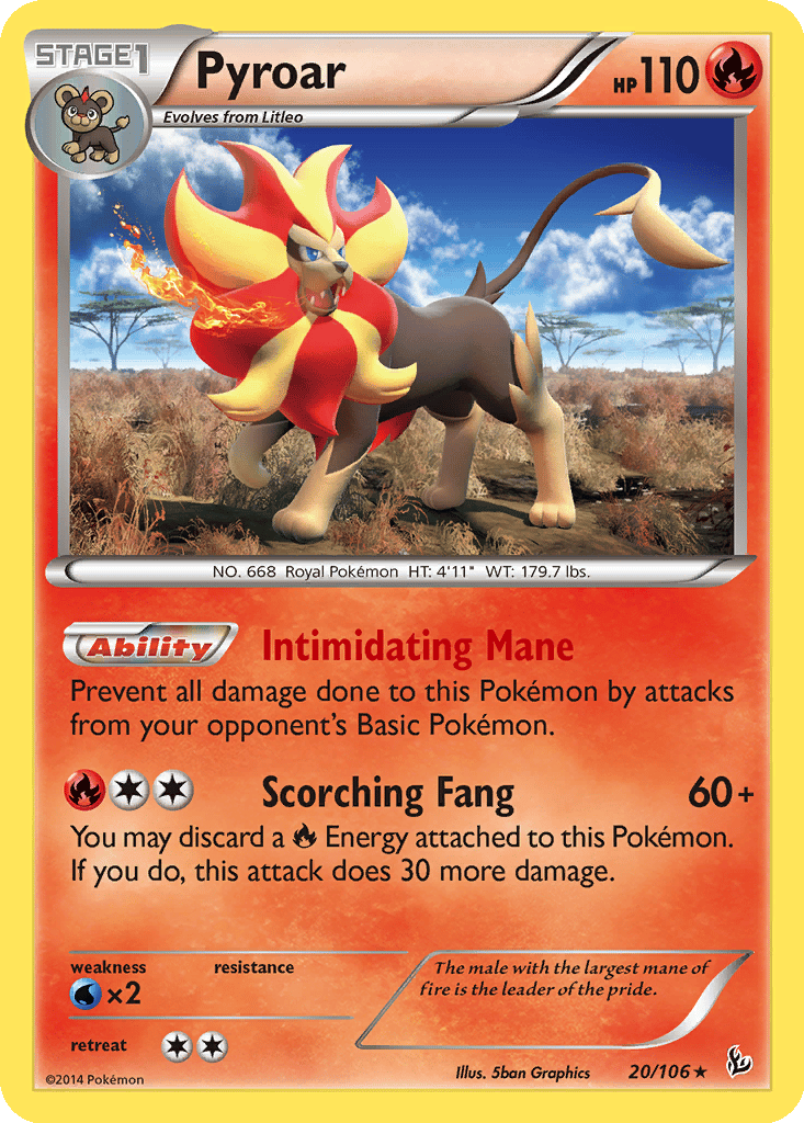 Pyroar card