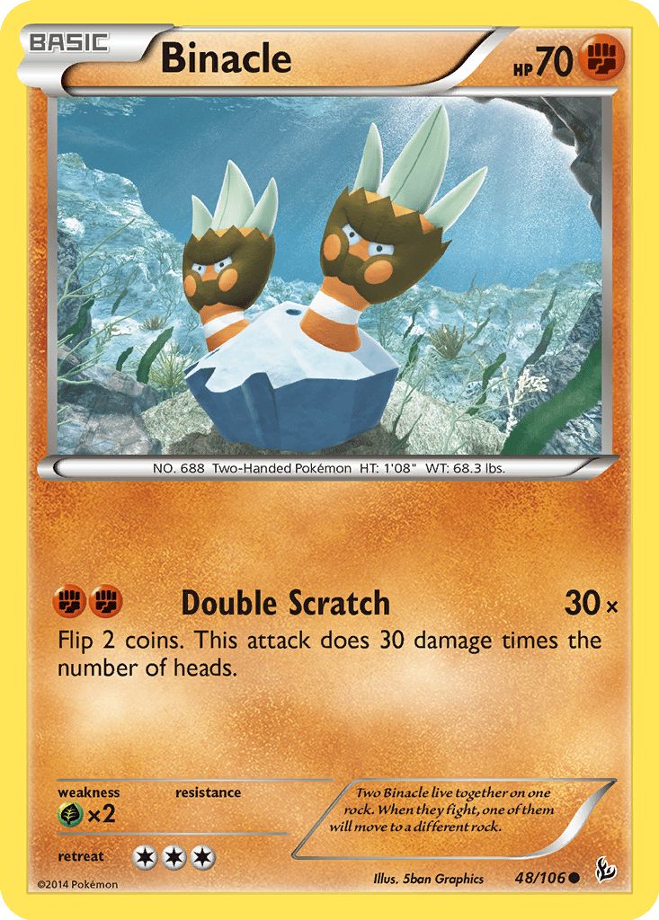 Binacle card