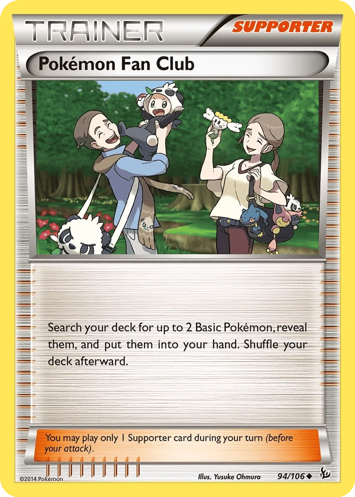 Pokémon Fan Club card