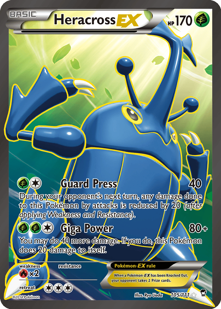 Heracross EX card