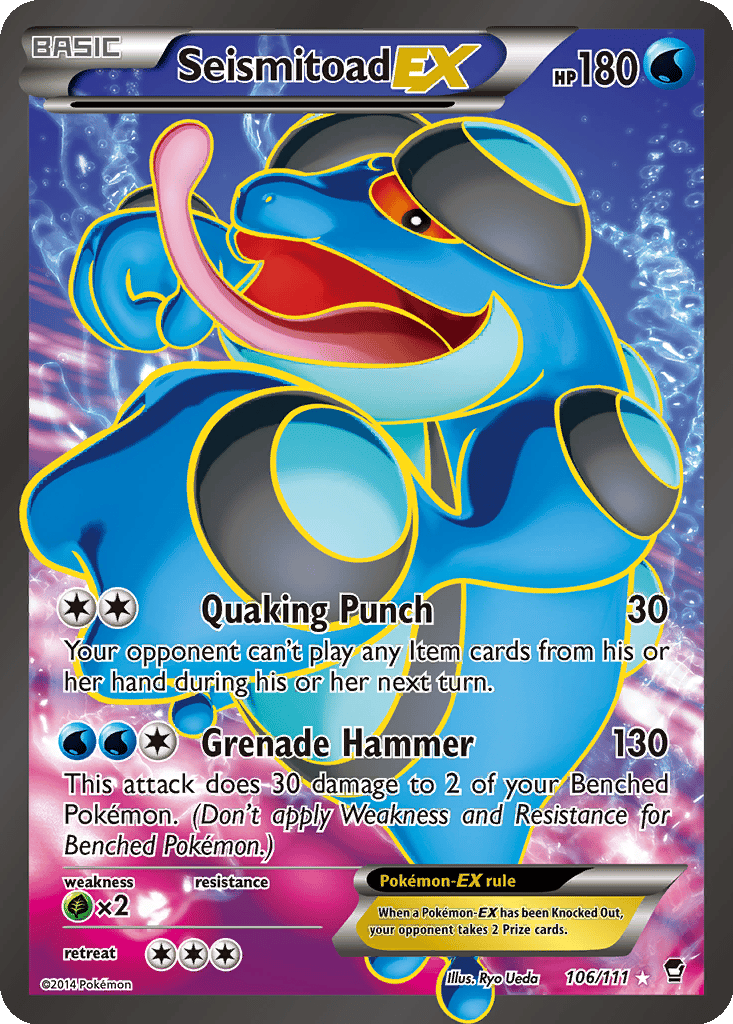 Seismitoad EX card