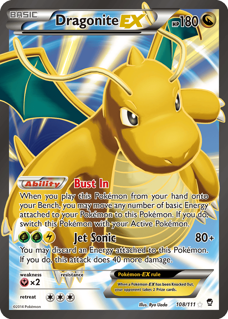 Dragonite EX card