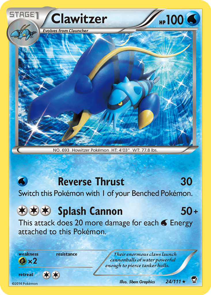 Clawitzer card