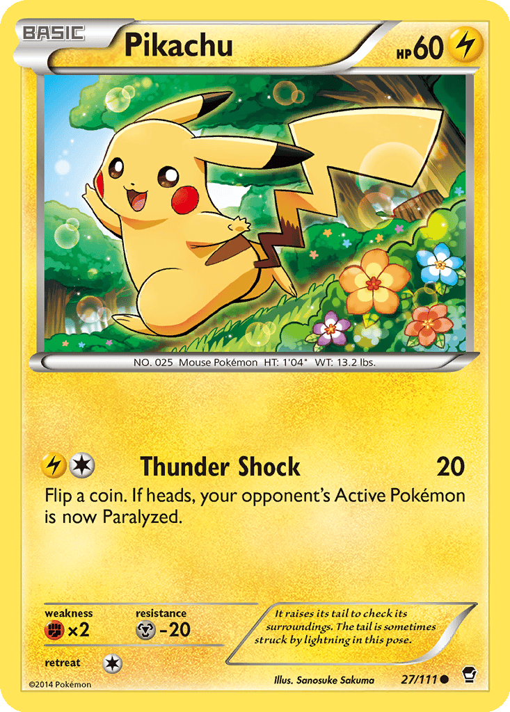 Pikachu card