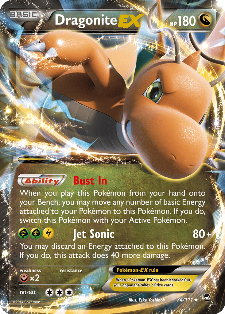 Dragonite EX card