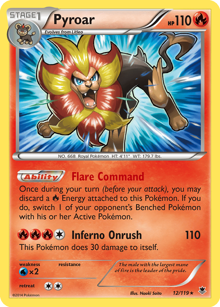 Pyroar card