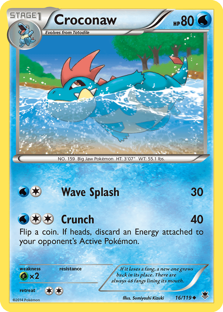 Croconaw card