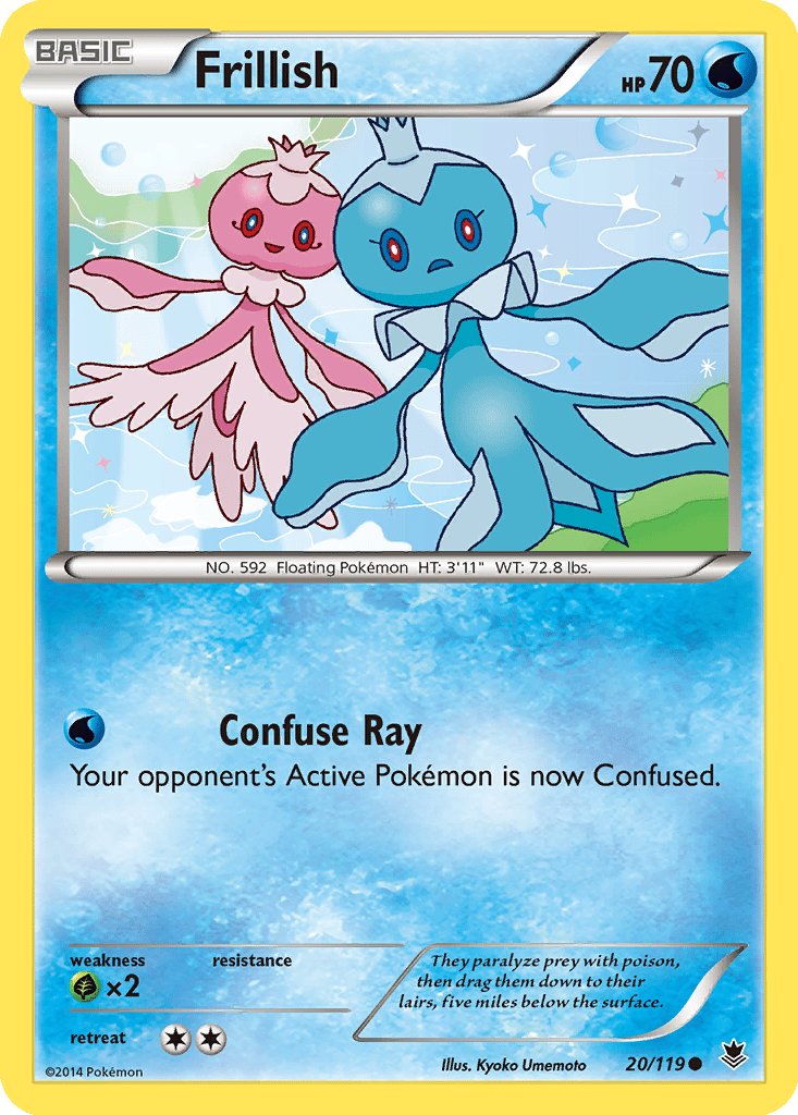 Frillish card