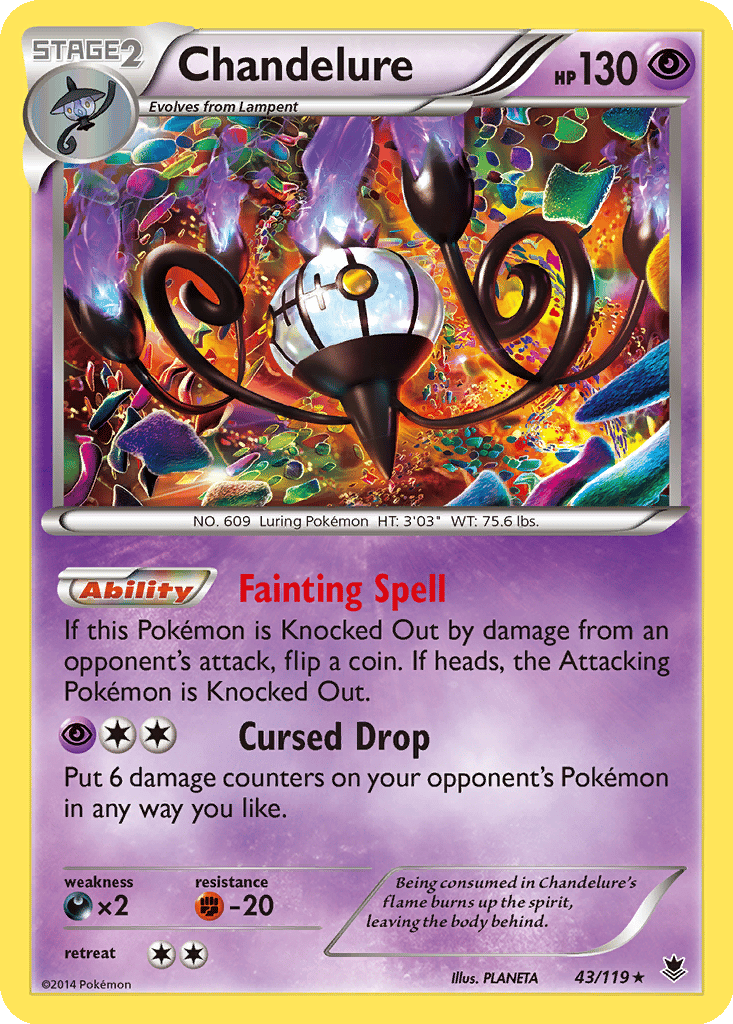 Chandelure card