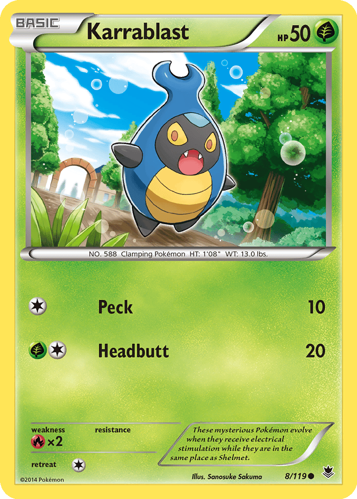 Karrablast card