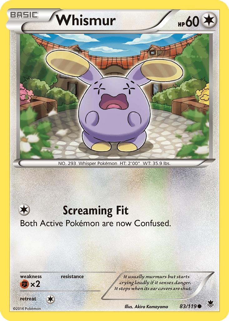 whismur pokemon card value Whismur (73/106)