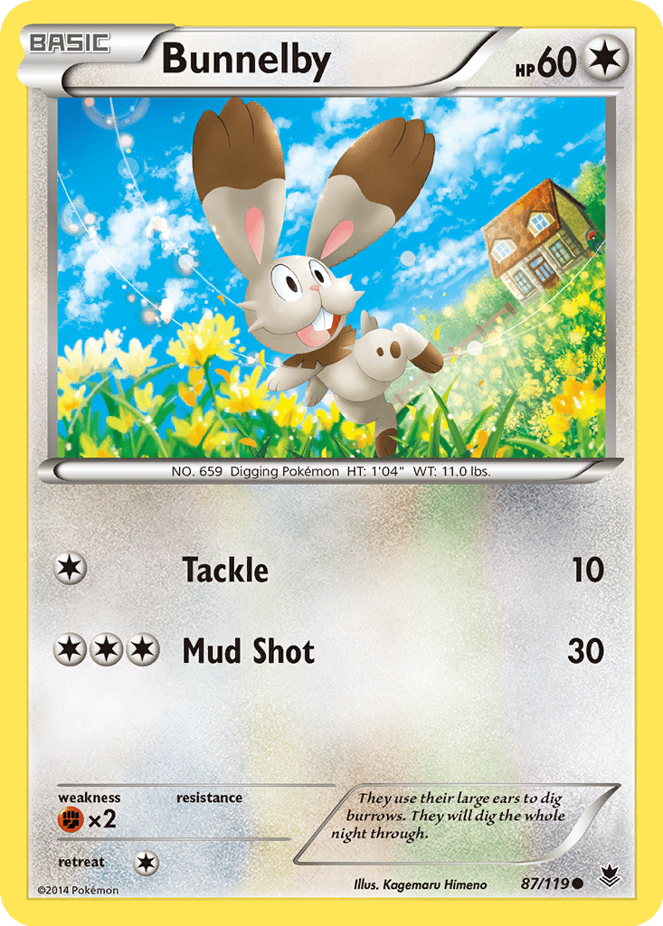 Bunnelby card