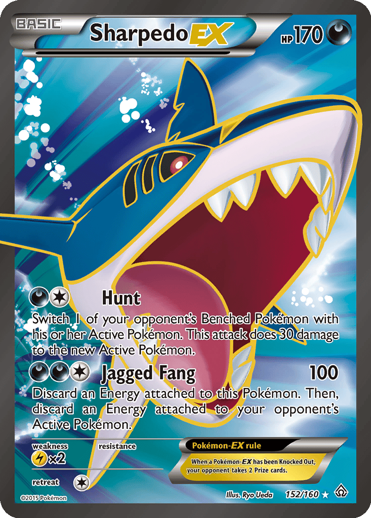 Sharpedo EX card