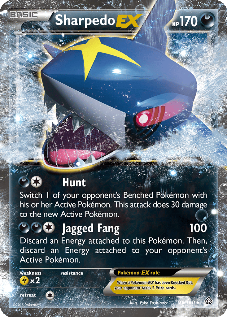 Sharpedo EX card
