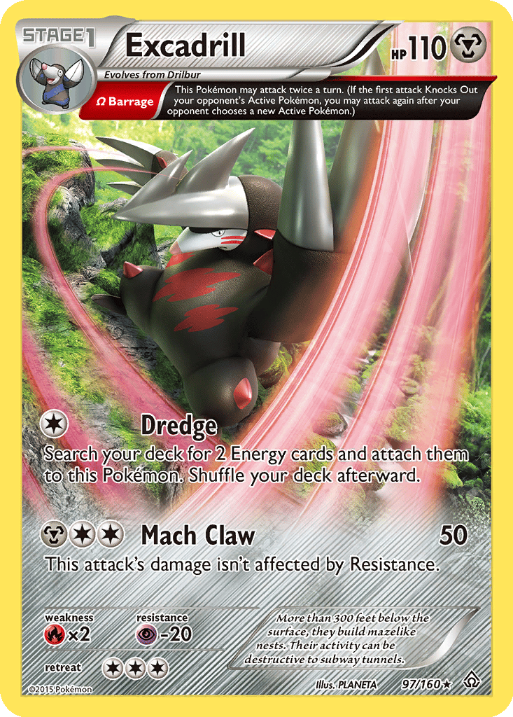 Excadrill card