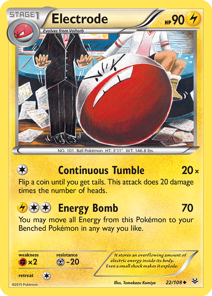 Electrode card