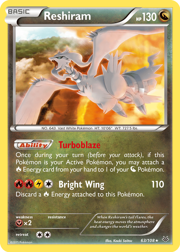 Reshiram card