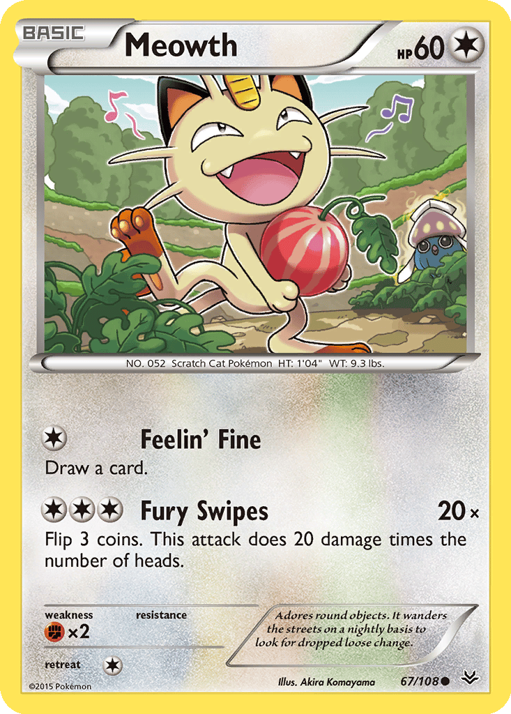 Meowth card