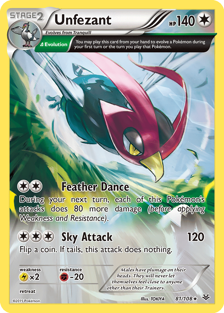 unfezant pokemon card value Unfezant - SV: Black Bolt