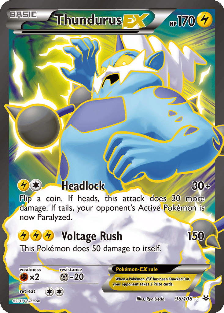 Thundurus EX card