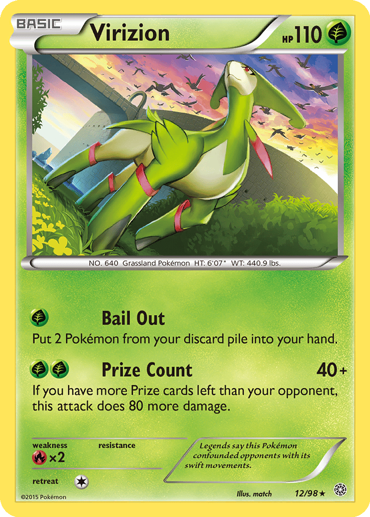 Virizion card